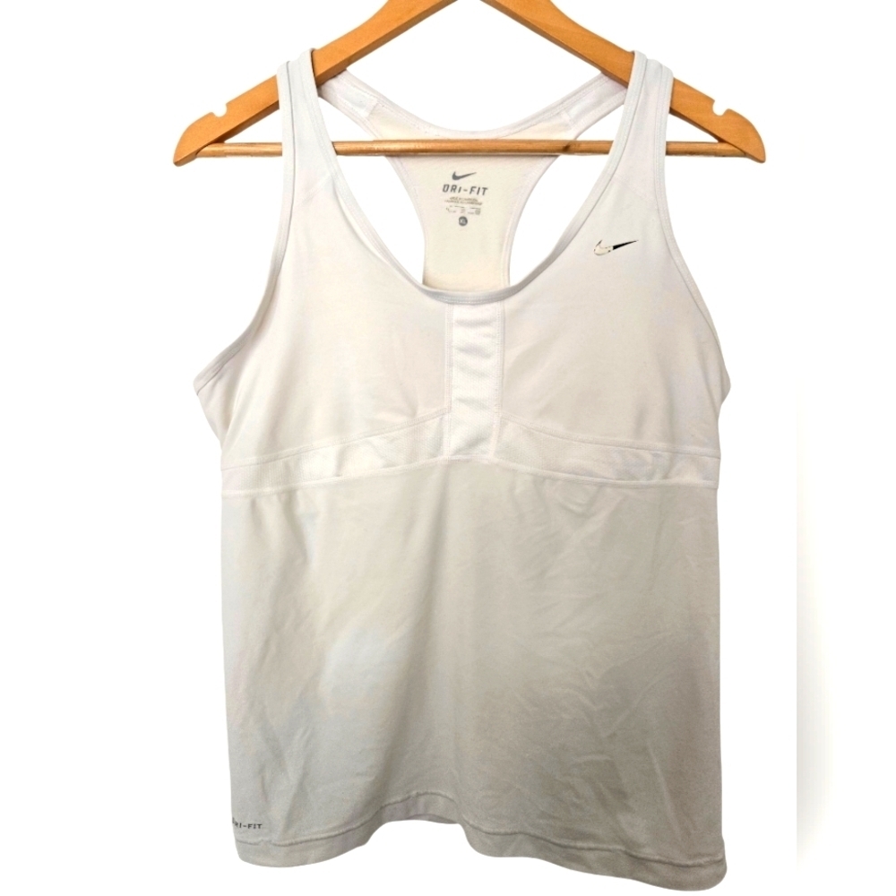 Nike White Dri-FIT Tank Top Size XL - Picture 1 of 5
